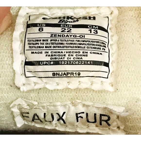 OshKosh Zendayg-01 Pink Little Girls Sequins Booties Size 6 - Picture 4 of 4